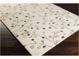 Hand Tufted Sakura Branch Floral Wool area Rug Artistic Weavers Aloysia Ivory 2 Ft. X 4 Ft. Hearth Indoor area …