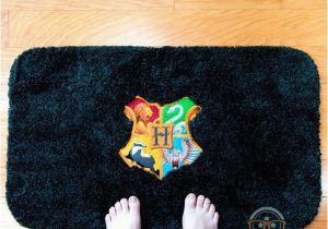 Harry Potter Bath Rug Harry Potter Bath Mat or Rug Hogwarts Crest Logo Geeky Harry …