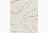 Helgeson Abstract Cream area Rug Helgeson Shaggy Cream/taupe Rug