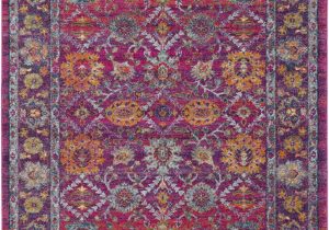 Hillsby Purple Teal area Rug Hillsby Teal Saffron Garnet area Rug