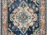 Home Depot area Rugs 8 by 10 Monaco Moses Navy Light Blue 8 Ft X 10 Ft Indoor area