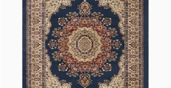 Home Depot area Rugs 8×11 Tayse Rugs Sensation Border Navy 8 Ft. X 11 Ft. Indoor area Rug …
