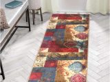 Home Depot Nylon area Rugs Emory Brown 2 Ft. 7 In. X 8 Ft. Patchwork Modern Non-slip Nylon area Rug