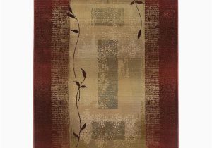 Home Depot Red area Rugs Archer Lane Oasis 8 X 10 Red Indoor Border area Rug In the Rugs …