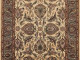 Home Goods area Rugs 5×8 Floral Agra oriental area Rug Hand Tufted Ivory Wool Foyer Carpet 5×8 Walmart