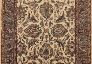 Home Goods area Rugs 5×8 Floral Agra oriental area Rug Hand Tufted Ivory Wool Foyer Carpet 5×8 Walmart