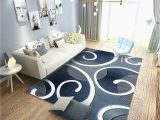 Home Goods Outdoor area Rugs Washable Rugs In Washing Machine Outdoor Rug Bedroom Short Pile Rug Blue Modern Home Decor Rugs for Living Room Patio Rug 50 X 80 Cm 1ft 7.7 X 2ft 7.5 …