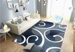 Home Goods Outdoor area Rugs Washable Rugs In Washing Machine Outdoor Rug Bedroom Short Pile Rug Blue Modern Home Decor Rugs for Living Room Patio Rug 50 X 80 Cm 1ft 7.7 X 2ft 7.5 …