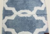 Hudson Park Bath Rug Hudson Park Bath Mat Rug Non Skid Scallop Blue White 22 X 36