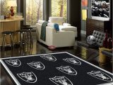 Huge area Rugs for Living Room Oakland Raiders area Rug