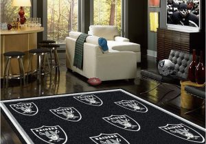 Huge area Rugs for Living Room Oakland Raiders area Rug