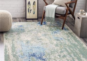 Indoor Outdoor area Rugs 9 X 12 Mark&day area Rugs, 9×12 Bakkeveen Modern Navy Indoor/outdoor area Rug, Green Blue Cream Carpet for Living Room, Bedroom or Kitchen (8’10” X 12′)
