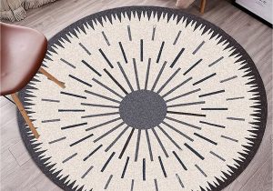 Indoor Outdoor Round area Rugs Drsff nordic area Rugs Round Rug for Living Room Bedroom Bedside …