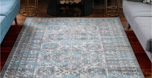 Inexpensive oriental Style area Rugs Gray Blue Traditional oriental Style Medallion Living Room Carpet Rug Antique Distressed Persian Style Affordable area Rugs 6’3″ X 9’2″