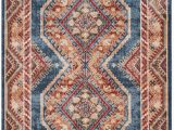 Isanotski Brown Blue area Rug isanotski Persian Inspired Red Blue area Rug