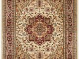 Ivory and Red area Rugs Leona oriental Ivory Red area Rug