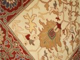 Ivory and Red area Rugs org Ziegler Mahal Ivory Red area Rug Last Chance