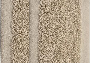 Ivory Bath Rug Set Saffron Fabs 2 Piece Bath Rug Set Cotton and Chenille Size 24×17 Inch and 34×21 Inch Latex Spray Non Skid Backing Ivory Long Noodle Loops Pattern