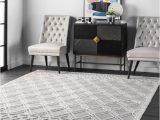 Ivory Diamond Tufted Wool Kelsey area Rug Hathorn Geometric Handmade Tufted Wool/cotton Black/white area Rug