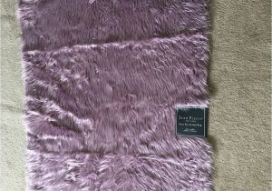 Jean Pierre New York area Rugs Jean Pierre Faux Fur Rectangular Accent Rug Dusty Lilac 36” X 60”