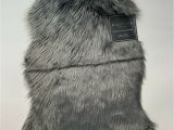 Jean Pierre New York area Rugs Jean Pierre Faux Fur Shaped Shaggy Sheepskin Accent Rug 24" X 36" Gray
