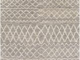 Jeannine Hand Tufted Wool Gray Ivory area Rug Himrod Hand Knotted Wool Taupe Brown area Rug