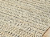 Jute and Chenille area Rug Pdjr 01 Bleach Navy