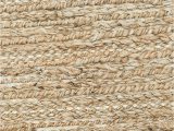 Jute and Chenille area Rug Pdjr 01 Cream Cream