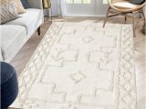 Kitchen area Rugs 4 X 6 Boho area Rug 4′ X 6′ Tufted Cotton Geometric Living Room Rug Hand …