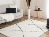 Kmart area Rugs On Sale Hochflor Teppich Berber Artisan – WeiÃ/schwarz