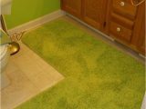 L Shaped Bathroom Rug My Bathroom is too Small for Multiple Rugs so I Made An