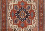 Large area Rugs 12 X 14 Geometric Indo Heriz Serapi oriental area Rug Handmade Wool Carpet 12×14