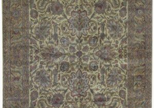 Large area Rugs 12 X 18 E Of A Kind Crown Hand Knotted before 1900 Beige 12 X 18 2" Wool area Rug