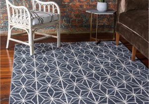 Large area Rugs for Basement Basement Rug Navy Blue Jill Zarin 8 X 10 Uptown Collection