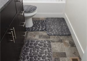 Large Bathroom Rug Sets Bathroom Rug Mat Set 4piece Memory Foam Extra soft Antislip