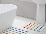 Large Bathroom Rug Sets Vcny Home Rainbow Stripe 2 Pc Bath Rug Set Bedding
