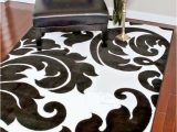 Large Black and White area Rug Details About Rugs area Rugs Carpets Black and White Modern 5×7 Floor Cool Large Floral Rugs