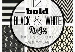 Large Black and White area Rug where to Buy Bold Black and White Rugs for Any Room