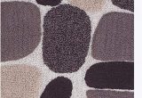 Large Brown Bathroom Rugs Pebble Stone Bath Runner Antiskid 24"x60" soft & Absorbent Bathroom Rugs Non Slip Bath Rug Runner for Kitchen Bathroom Floors Beige Brown