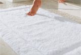 Large Cotton Bathroom Rugs Resort Skid Resistant Bath Rug