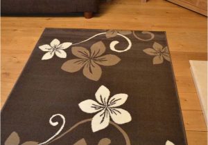 Large Dark Brown area Rugs Light Dark Brown Flower Small Extra Large soft Floor area