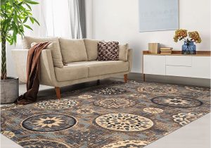 Large Dining Room area Rugs Superior Indoor Large area Rug with Jute Backing, Boho Farmhouse Carpet for Home Decor, Perfect for Hardwood Floors, Living Room, Bedroom, Dining …
