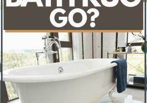 Large Gray Bathroom Rug where Does A Bath Rug Go Home Decor Bliss