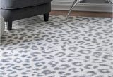 Large Grey and White area Rug Nuloom Contemporary Modern Animal Leopard Print area Rug In