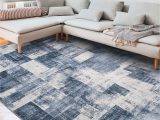Large Low Pile area Rugs area Rug Living Room Rugs: Indoor soft Low Shaggy Fluffy Pile Carpet Abstract Decor Large Washable for Bedroom Dining Room Under Kitchen Table Home …