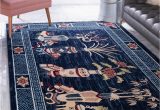 Large Navy Blue area Rug Pao tou Navy Blue 9×12 area Rug In 2020