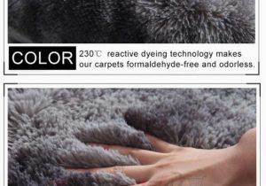 Large Non Slip area Rugs iflashdeal soft Carpet Fluffy Home Rug Fur area Rugs Anti Skid Floor Non Slip Carpet Floor Mat Polyester Carpets Grip Mat for Baby Playing