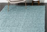 Large Thick soft area Rugs Bravich Rugmasters Duck Egg Blue Rug 5 Cm Thick Shag Pile soft Shaggy area Rugs Modern Carpet Living Room Bedroom Mats 110 X 160 Cm 3ft7 X 5ft3