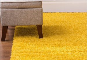 Large Thick soft area Rugs Bravich Rugmasters Yellow Mustard Rug 5 Cm Thick Shag Pile soft Shaggy area Rugs Modern Carpet Living Room Bedroom…