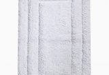 Large White Bath Rug Chardin Home Classic Bath Rug 27"x45" White 100